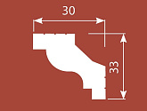 Артикул KX047, 33Х30, Потолочные карнизы, Cosca в текстуре, фото 1