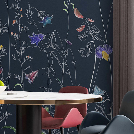 Фотообои в интерьере артикул Blossom 16, BLOSSOM, Wall street